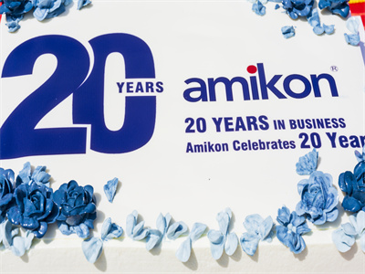 الاحتفال بالذكرى السنوية العشرين لشركة Amikon Limited
