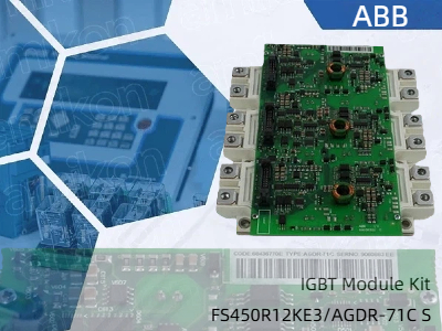 ما الذي يجعل مجموعة وحدات IGBT من نوع ABB FS450R12KE3/AGDR-71C S ضرورية لمحركات الطاقة الصناعية العالية؟