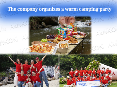 نظمت الشركة حفلة تخييم دافئة