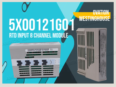 وحدة إدخال 8 قنوات RTD من Westinghouse 5X00121G01: حل عالي الدقة لمراقبة درجة الحرارة